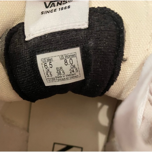 Vans beige/floral platform sk8-his - Picture 4 of 4